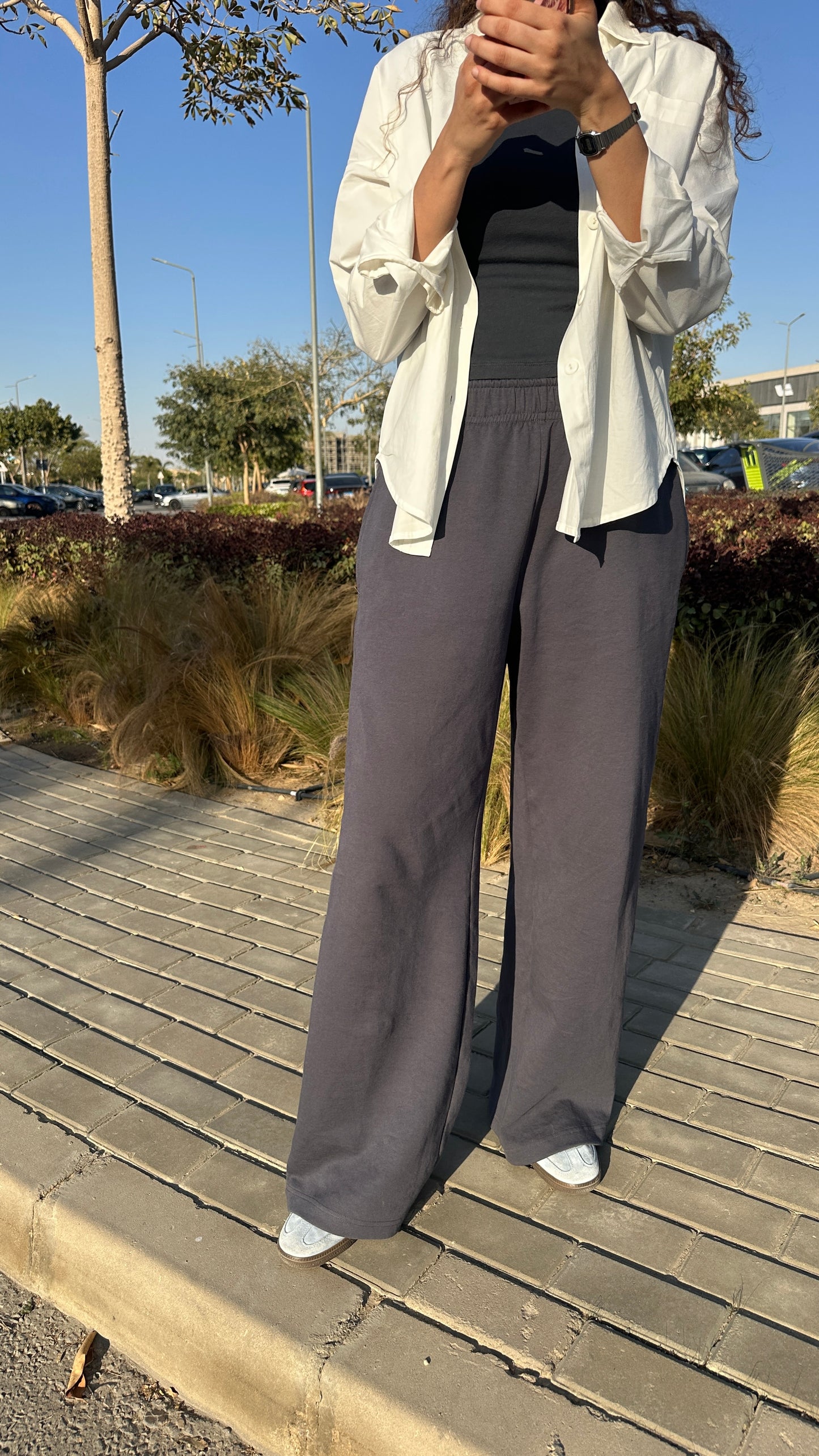 grey sweet pants