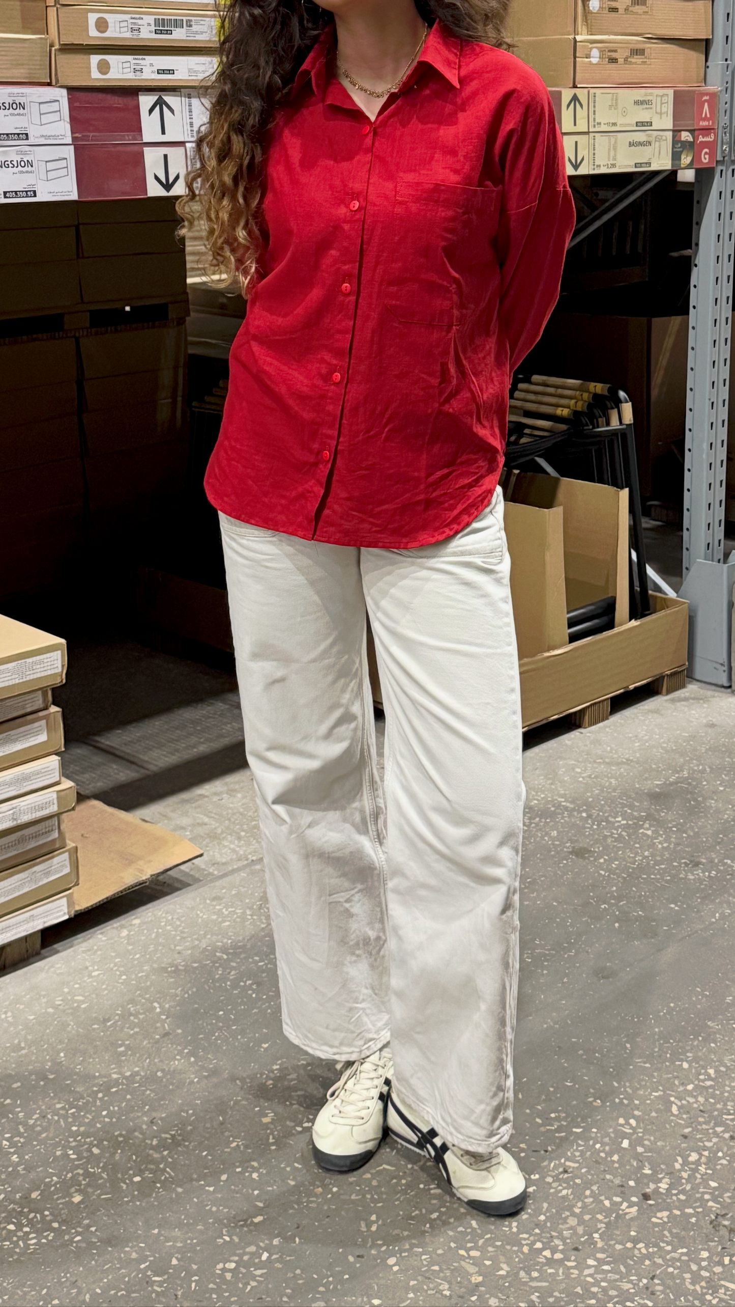 The Scarlet Linen Shirt