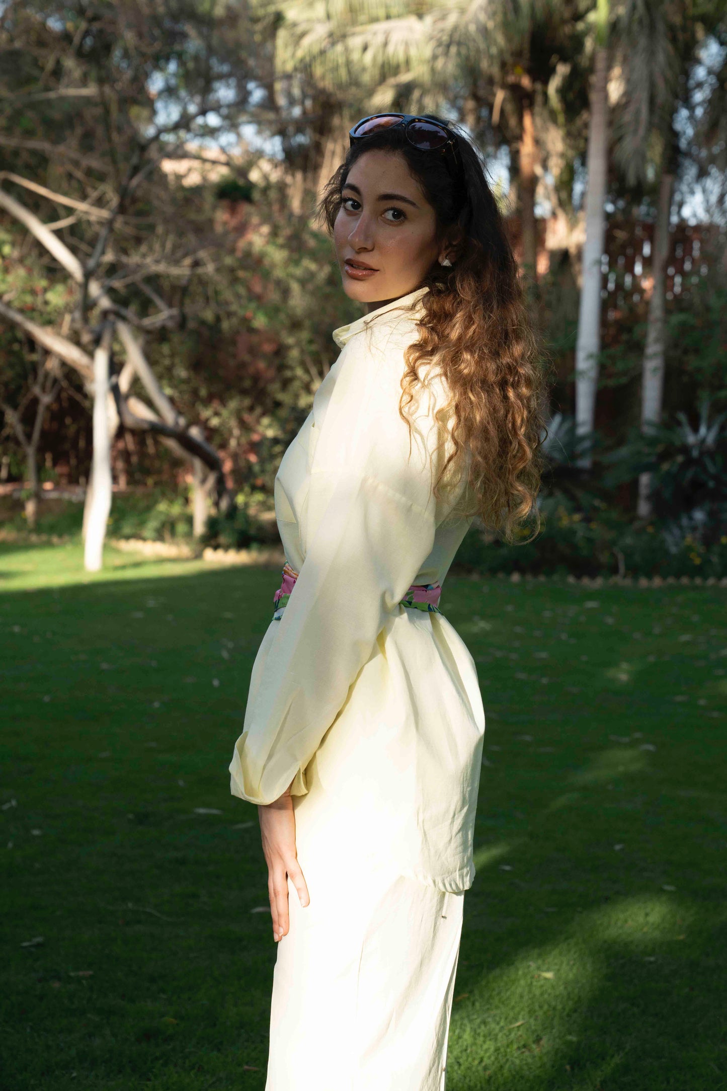 Butter Yellow Linen Shirt