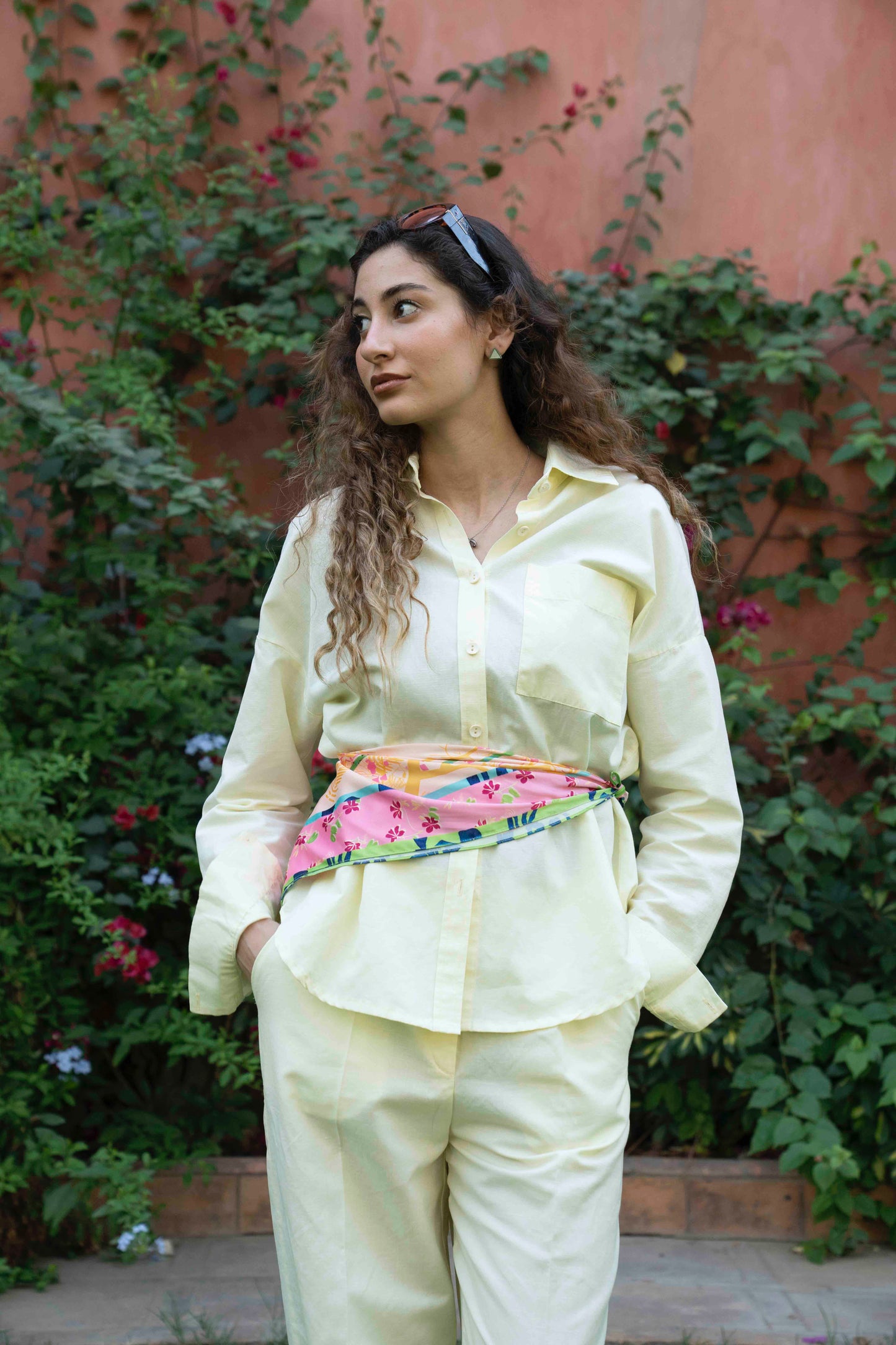 Butter Yellow Linen Shirt