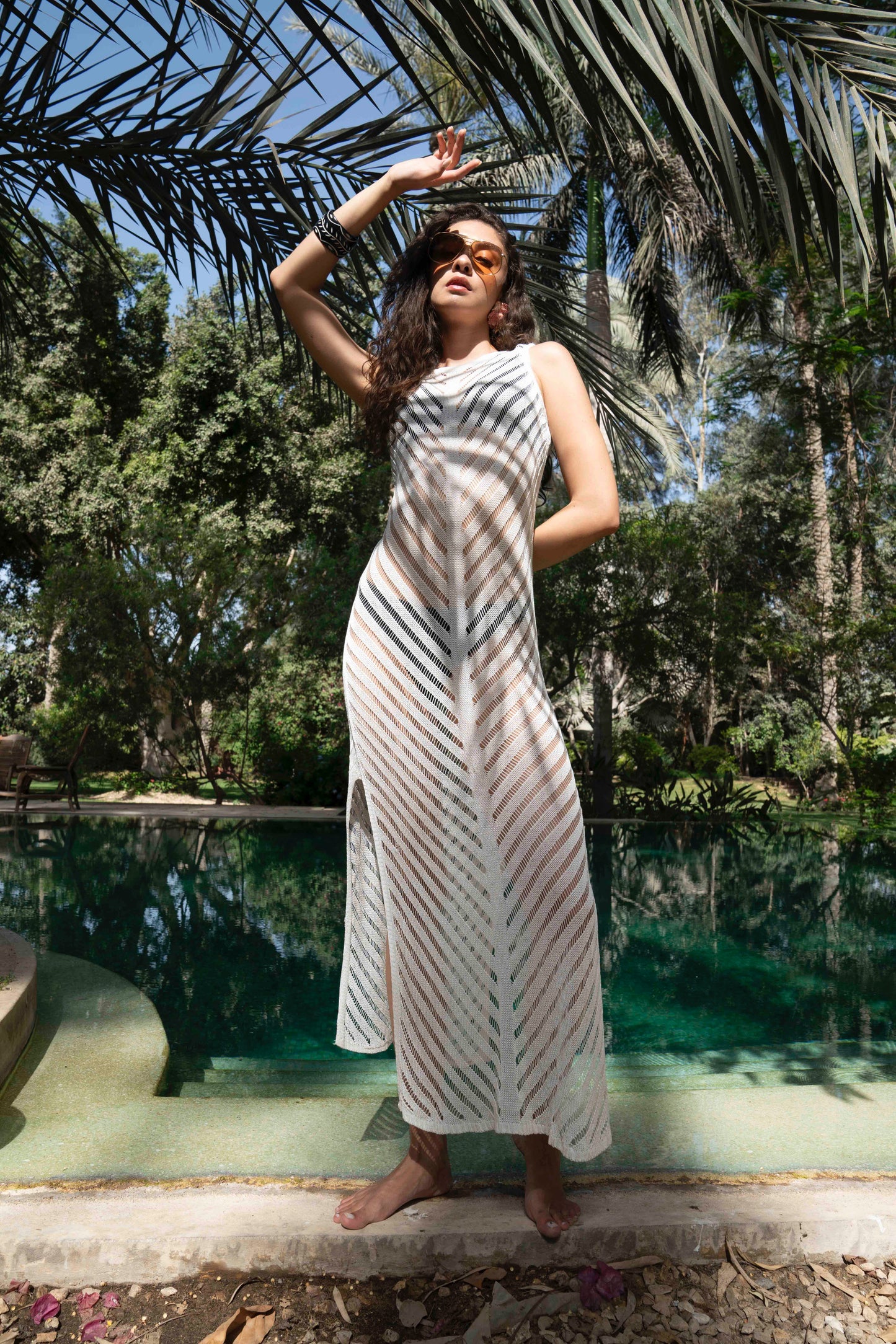 Wild Off White Knit Dress