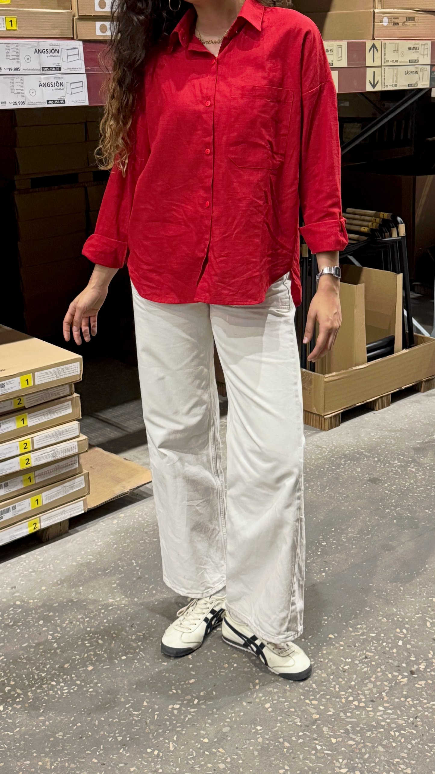 The Scarlet Linen Shirt