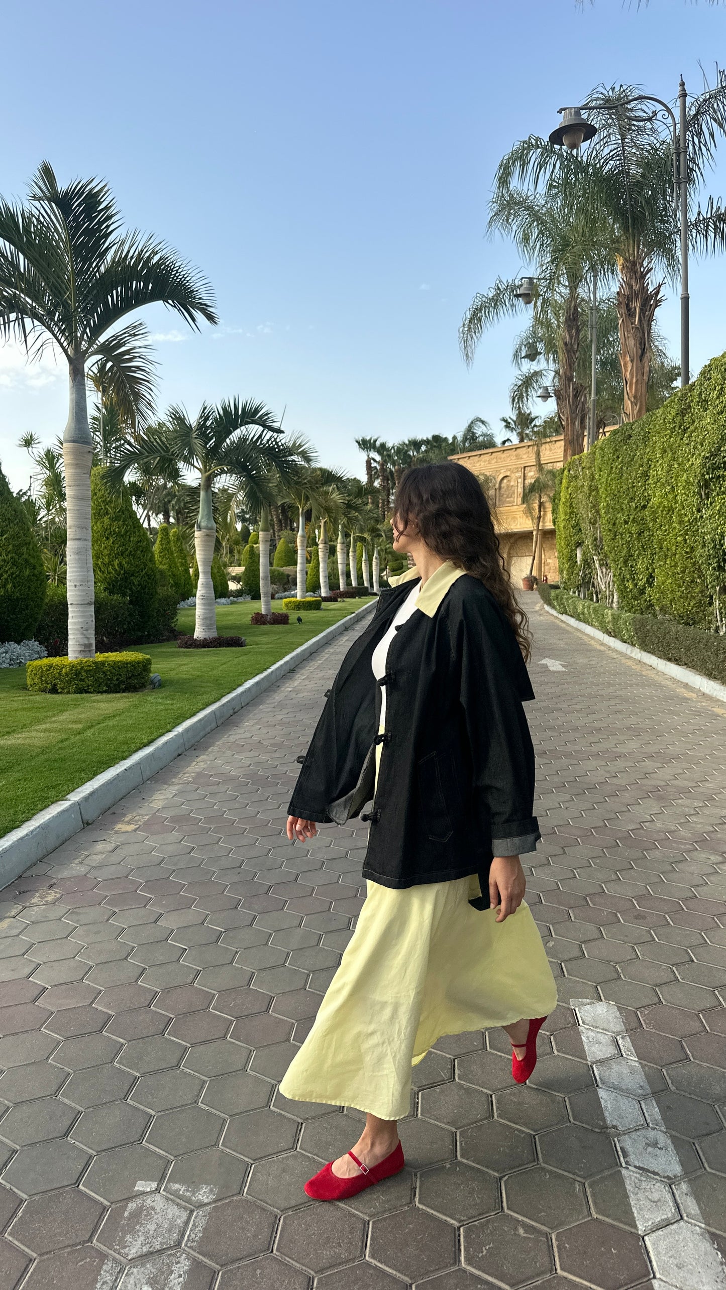 Butter Yellow Flow Skirt