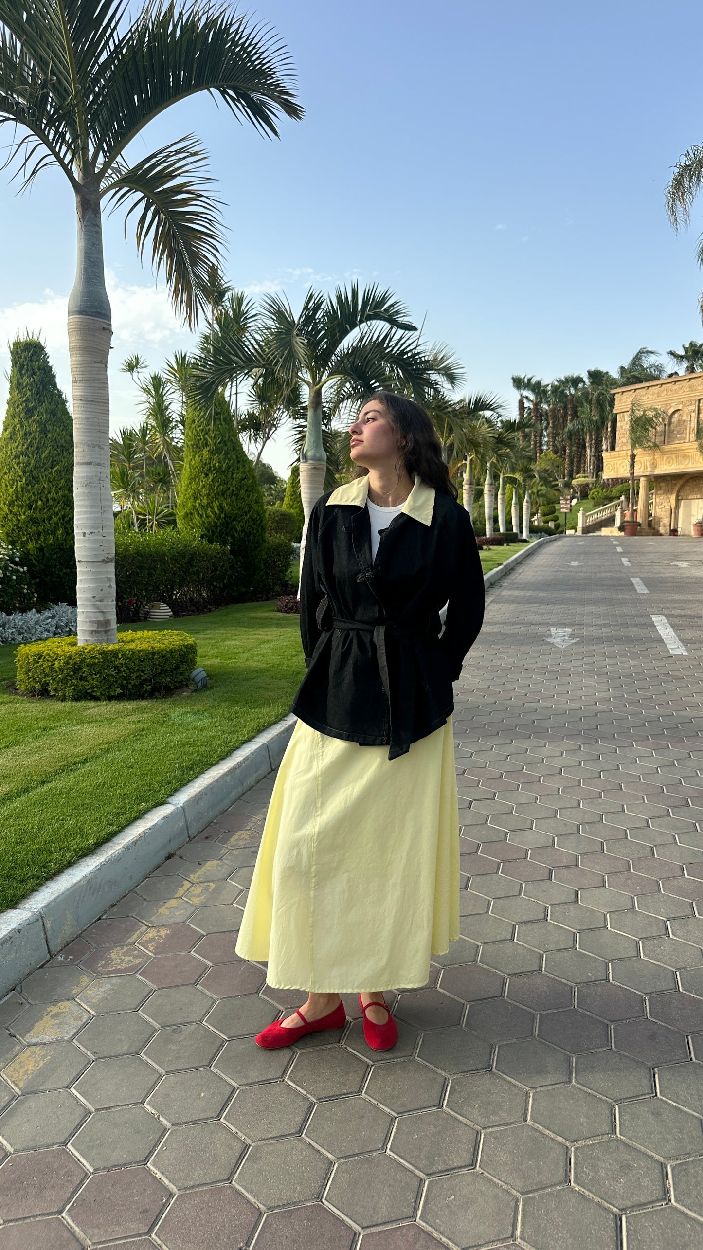 Butter Yellow Flow Skirt
