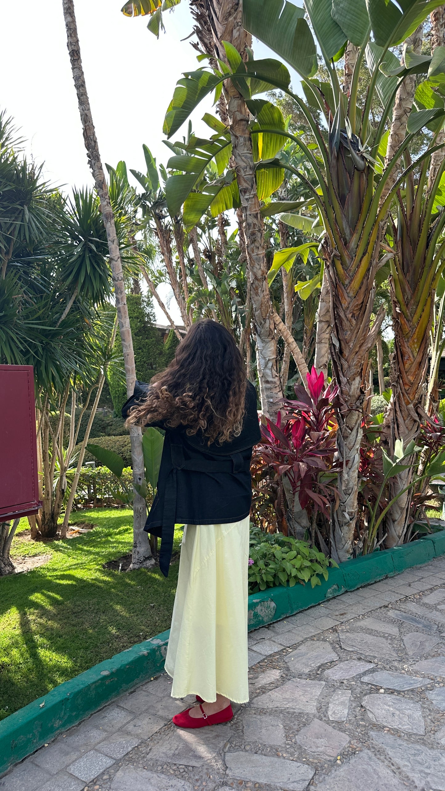 Butter Yellow Flow Skirt