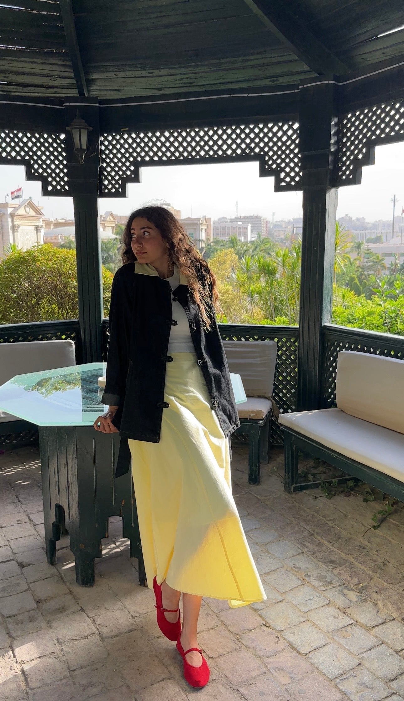 Butter Yellow Flow Skirt